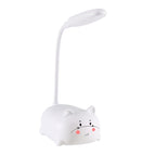 White [little hippo table lamp + first gear switch + usb data cable]