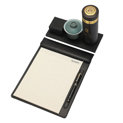 Wholesale a4 business leather meeting signing tablet clip hotel contract signature document magnetic Menu Pad clip