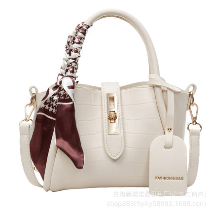 Trendy Cross-Border Foreign Trade Bags 2025 New Fashion Crossbody Versatile Women's Textured Handbag Bucket Bag