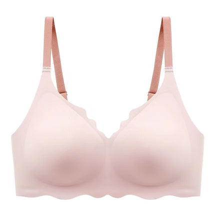 Crystal Jelly Bra Gather Sexy Seamless No Steel Ring Internet Celebrity Shake Tone Little Red Book Fast Hand Underwear Factory Direct Supply