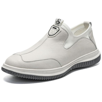 2022 Spring and Autumn Soft Peas Shoes Men's Casual Driving Shoes Soft Sole Fashionable All-match Sneakers Board Shoes