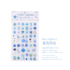 Blue mark