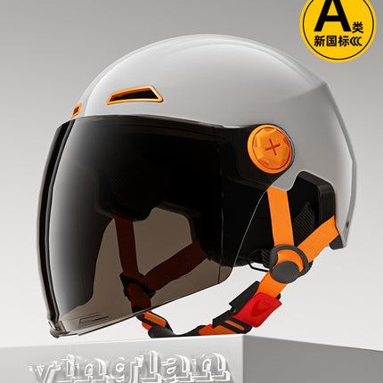 [Aerozen1.0 Helmet] Women's Electric Bike Helmet with 3C Certification, Men's Half Helmet for Motorcycle Riding, Starry Sky Edition
