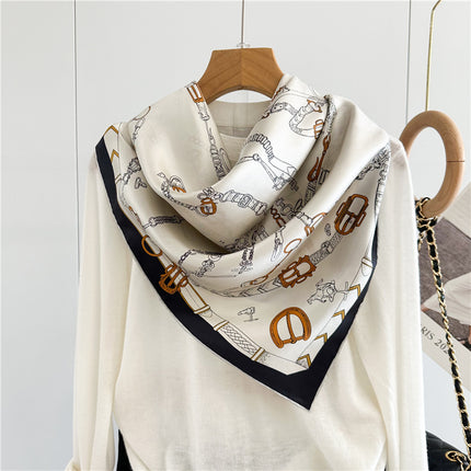Spring and Autumn New Mulberry Silk Scarf Women's Shawl Scarf