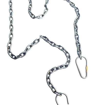Pure titanium welded joint industrial chain corrosion-resistant lightweight dog chain pet chain outdoor anti-slip chain clothes titanium chain