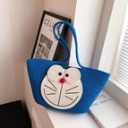 Blue robot cat