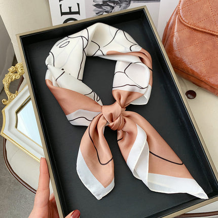 70 square scarf scarf French women's high-end sense scarf all-match 2024 new matching village shirt scarf scarf wholesale