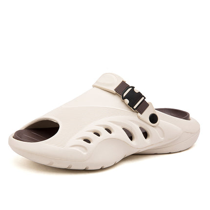 Men's Shoes 2025 Summer Sports Slippers Non-Slip Shock-Absorbing Clogs Outdoor Leisure Vacation Soft-Soled Lightweight Sandals