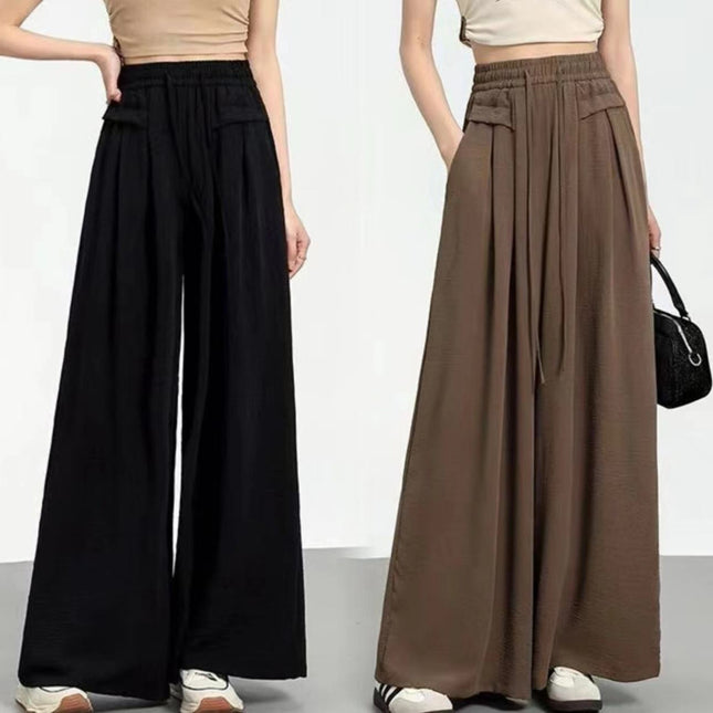 Bargain Find~ Final Stock, Tags Removed, Withdrawn. Women's Wide-Leg Skirt Pants, Plus Size, Casual Yamamoto Style Long Pants