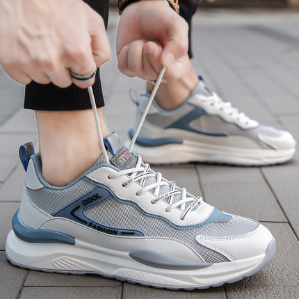 22005 New Summer Student Breathable Men's Shoes Trendyy Mesh Versatile Sports Shoes Running Lightweight Deodorant Shoes