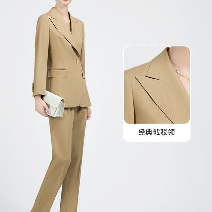 Professional Suit Fashionable 2025 New Classy Western Style Goddess Style Commuter Suit Fruit Green Jacket for Women