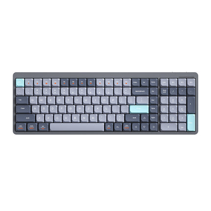 105-Key Girls' High-Looking Wireless Mechanical Keyboard with Good Words, Short-Axis Bluetooth Computer Keyboard for Office Use