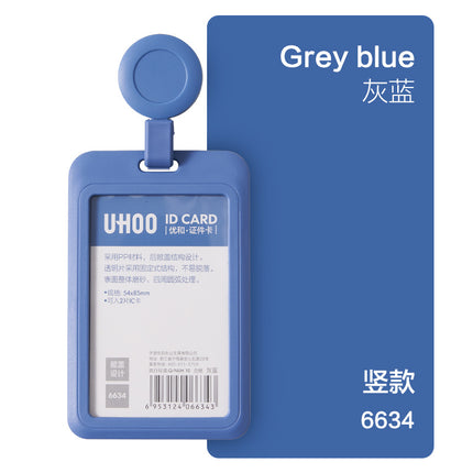 Youhe work permit work card with lanyard work card doctor nurse badge label easy pull buckle student card school