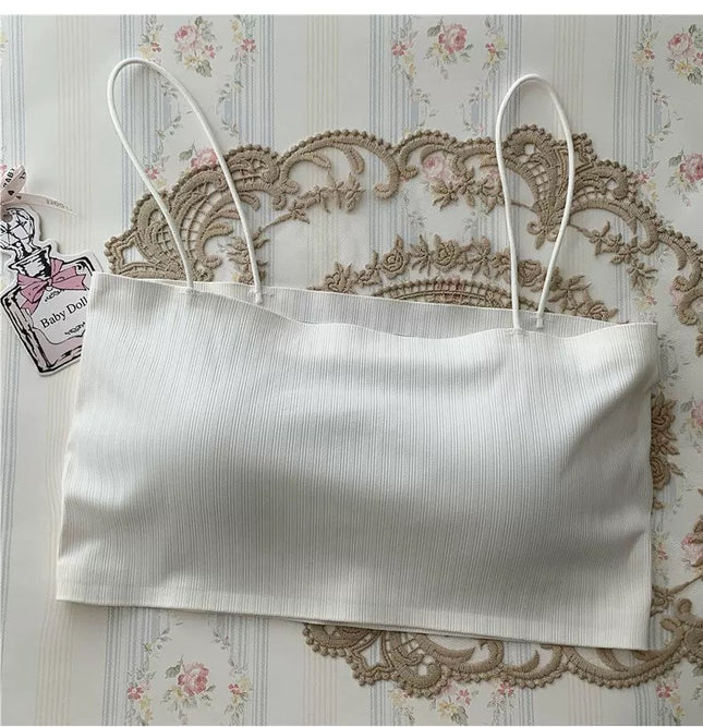 Traceless Beauty Back Tube Top One-piece Anti-walking Breathable Sling Small Vest for Summer Sexy Spice Girl Women's Chest Wrapping