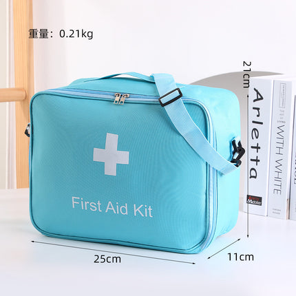 Household Medicine Box, Travel Portable Medicine Box, Carry-On Medicine Storage, Large-Capacity Cross-Body Rescue Medicine Cosmetics Bag