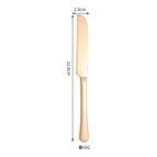 Rose gold bread knife