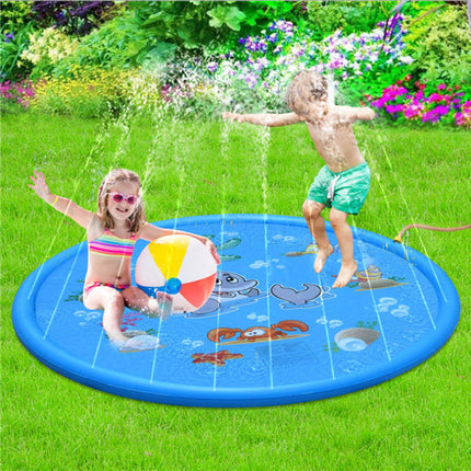 Popular Children's Outdoor Lawn Letter Spray Mat Interactive Game Water Unicorn Round Dolphin Fountain
