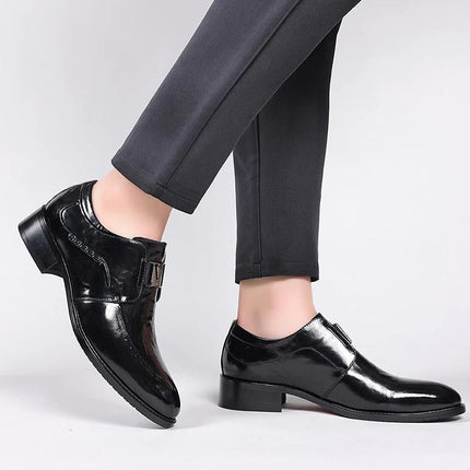 Men's Shoes 2025 New Business Casual Shoes Breathable Lightweight British Style Leather Shoes