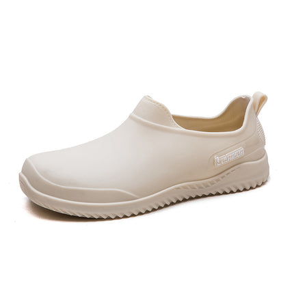 Cross-Border Fashion Rain Boots for Women, New Adult Low-Top Non-Slip Waterproof Chef Rubber Shoes, Work Thick-Soled Wear-Resistant Water Boots