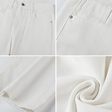 2025 Summer New Vintage Jeans Nostalgic Wide-Leg Jeans Men's Straight Floor-Length Pants Men's One-Piece Dropshipping