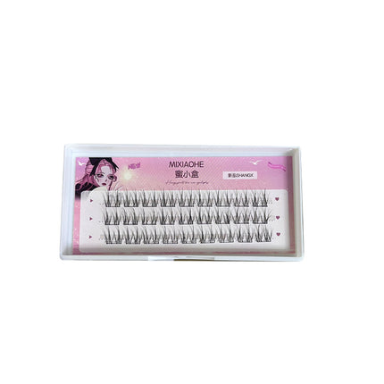 Honey Box's Popular Internet Celebrity Pseudo-No-Makeup Wide Stem Small Flame False Eyelashes Natural Artificial Large Capacity Single Cluster False Eyelashes