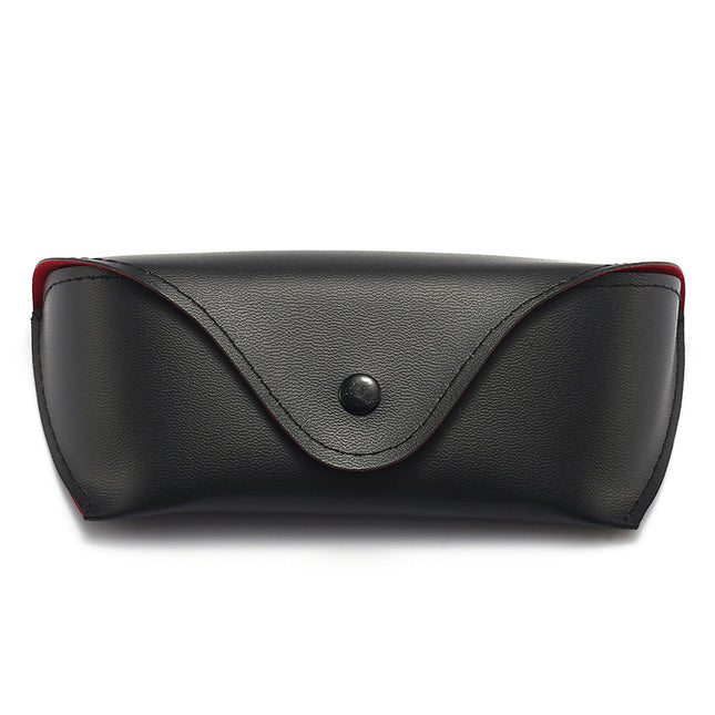 Factory wholesale new sunglasses leather bag fashion black sunglasses glasses storage box portable glasses case