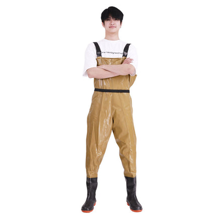 Water pants fishing pants fishing pants one-body rain pants water clothes digging lotus root fishing wading outdoor