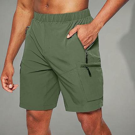 Amazon 2022 Men's Tooling Shorts Amazon Large Size New Zipper Shorts Multi-Pocket Mobile Phone Men's Shorts