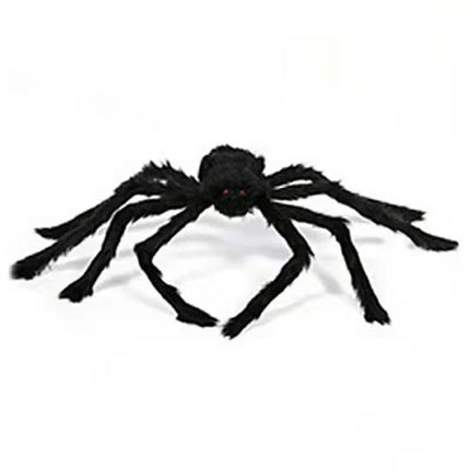 Halloween plush toy spider bar haunted house decoration props ghost festival spoof trick toy simulation big spider