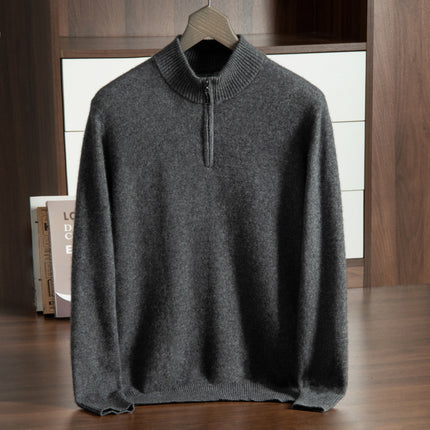 Cashmere Half Turtleneck Sweater Men / Pull Col Roulé Cachemire Homme