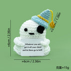 Sky blue magic hat ghost