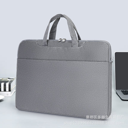 Duohe Laptop Bag Portable Fleece Shock-proof Cotton Inner Bag Briefcase Waterproof Crossbody Printable