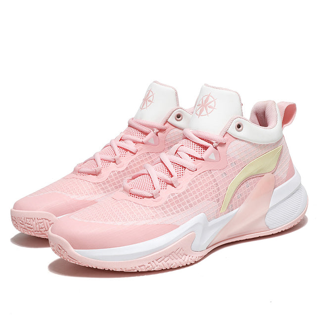 Summer Basketball Shoes Men's and Women's Rubber Sole Sound Breathable Practical Sneakers Student Competition sneaker Cross-border New