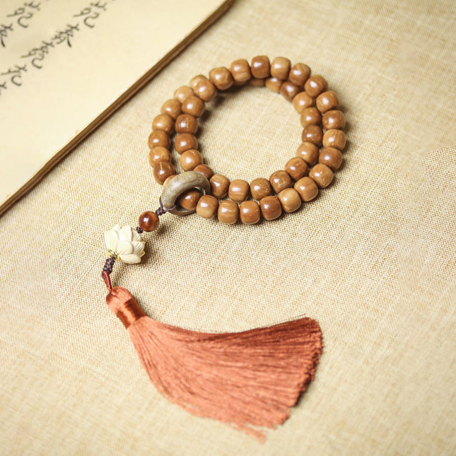 Monkey Head Natural King Kong Star Moon Cook DIY Accessories Men's and Women's Pan Wen Play Hand-held Chain Buddhist Bead String