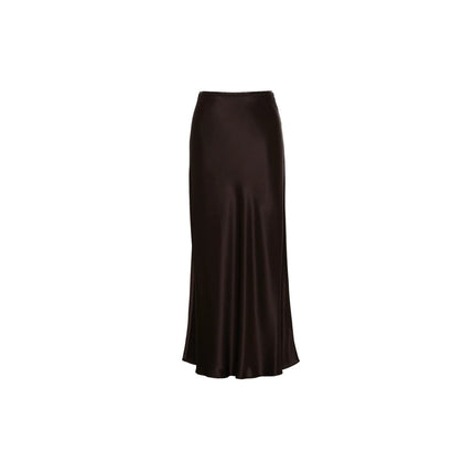 Triacetate Satin Fishtail Skirt Women's Slim Fashionable Hip Skirt Elegant Long Skirt Spring and Summer