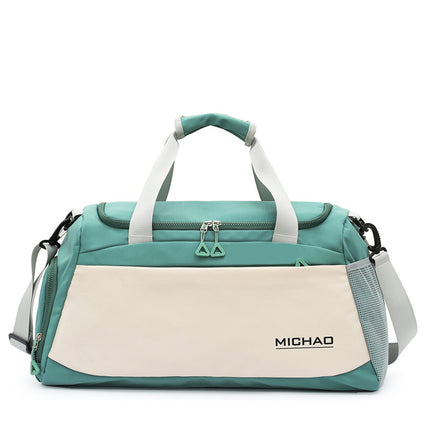 Dry and Wet Separate Sports Fitness Bag Fashionable Lightweight Large Capacity Travel Bag Cover Trolley Portable Duffel Bag