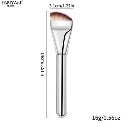 Cross-border oblique head foundation concealer makeup brush mask foundation liquid seamless application professional beauty tools manufacturers wholesale
