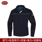 Navy Blue (long sleeve contrast color single piece) / XL/175