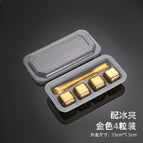 Four boxed ice clips-Gold