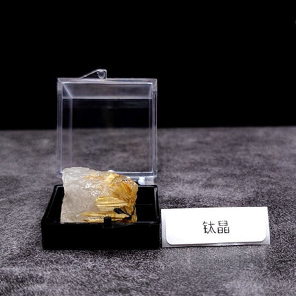 Mineral Crystal Calcite Pyrite Symbiotic Crystal Raw Stone Geological Science Teaching Specimen Collection Ornament