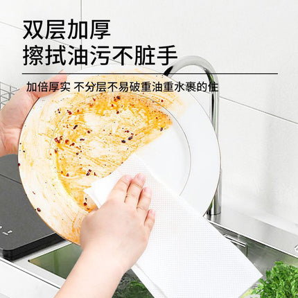 Hanging kitchen tissue lazy rag disposable dish towel extraction thickened oil-absorbing water large bag lint-free cleaning