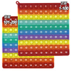 1-200 numbers (red edge 15cm)