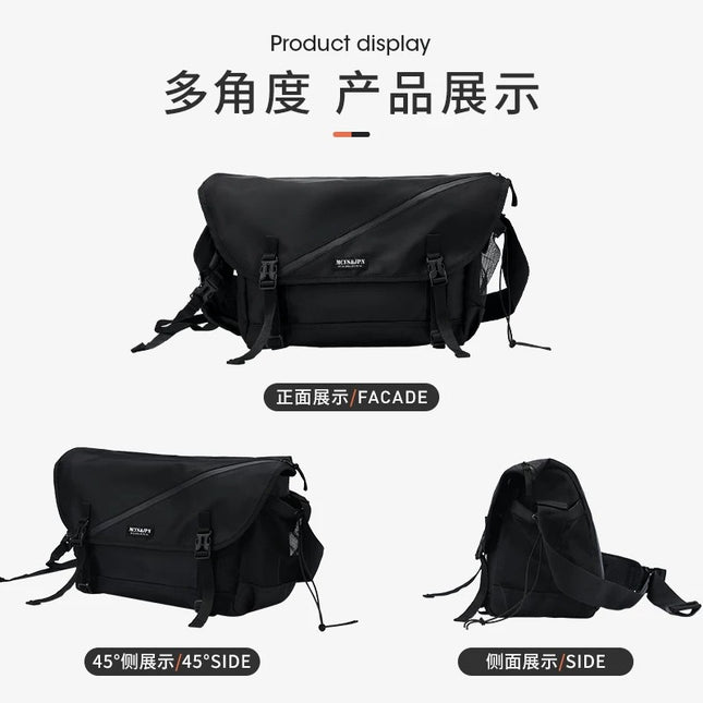 Wholesale Fashion Shoulder Bags for Men, Trendy Single-Shoulder Bags, Japanese-Style Crossbody Bags, Trendy Brand Laptop Bags, Large-Capacity Backpacks, Functional Bags for Women
