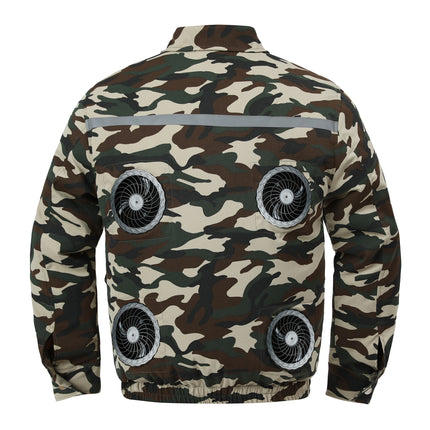 Heatstroke Prevention and Cooling Air Conditioning Clothes Men's Work Clothes Refrigeration with Fan Charging Site Labor Protection Clothes Welder Jacket