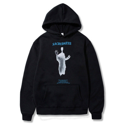 [Cross-border European Code] Skeleton Thermal Imaging Graphic Print Hoodie