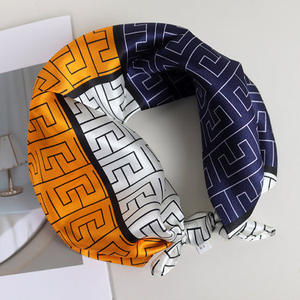 53*53cm Spring and Summer Sun Protection Neck Scarf Women's Easiest for Match Hangzhou Silk Small Square Scarf
