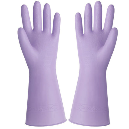 Dishwashing Gloves for Housework, Household Cleaning, Pvc Rubber, Kitchen-Specific, Thickened, Waterproof