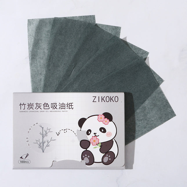 Zizco 100 pieces of oil-absorbing facial paper face oil-absorbing oil-controlling boxed oil-absorbing facial paper fragrance portable extraction type