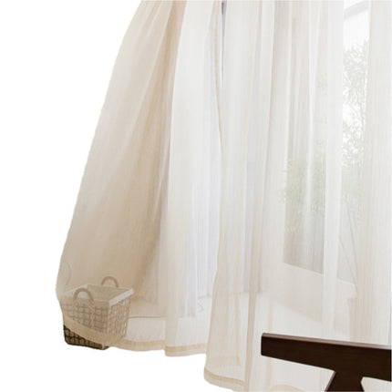 Window Screens, Golden Gauze, French-Style Light Luxury Curtains, Dreamy and High-End Feel, 2026 New Model for Living Room, Light-Transmitting but Not See-Through