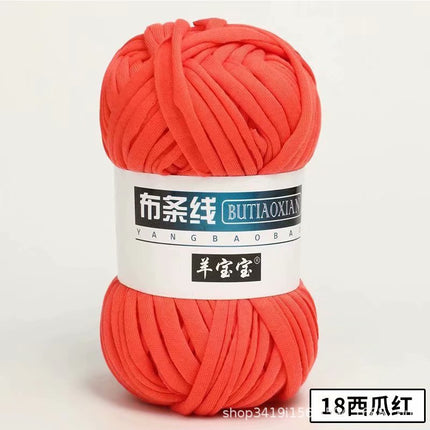 Cloth thread hand-woven bag thread crocheted home carpet wool DIY Hyun-a with factory wholesale